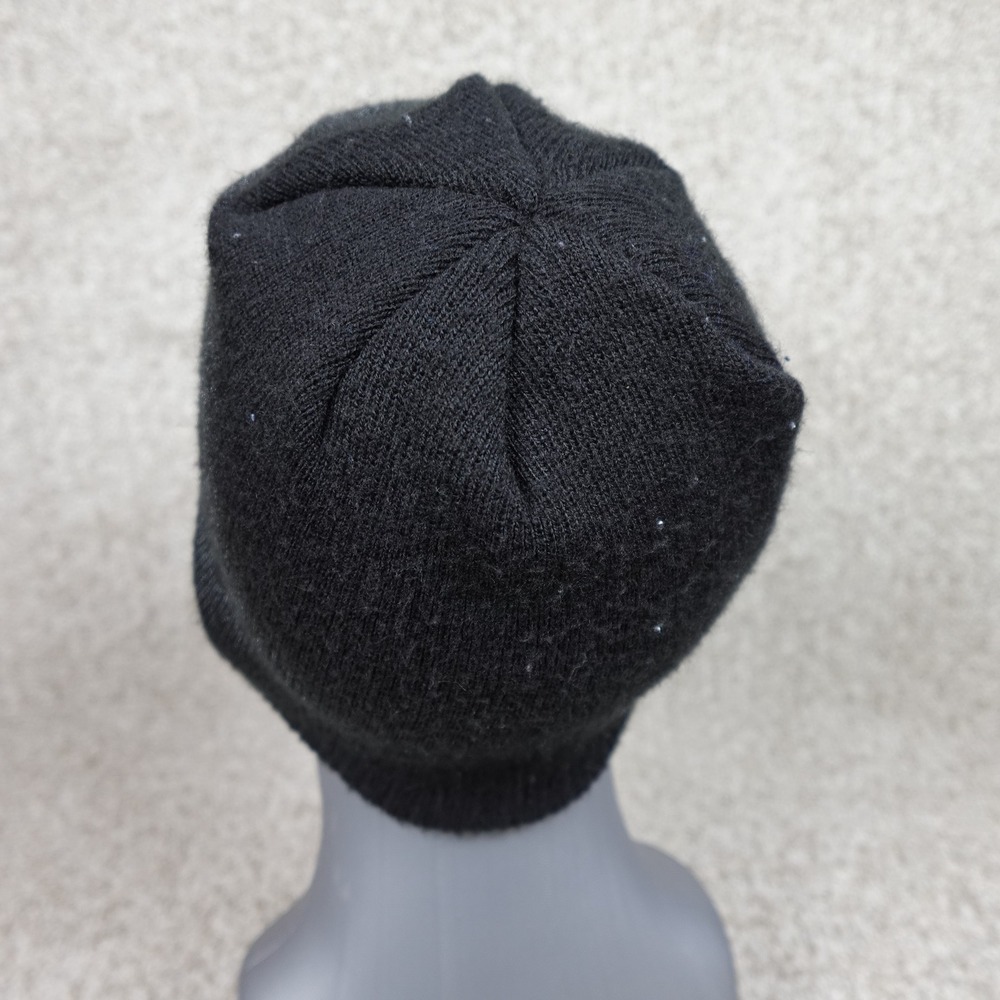 Unbranded Black Skull Graphic Knit Beanie Hat Streetwear Goth Punk Skater Cap - Picture 3 of 4